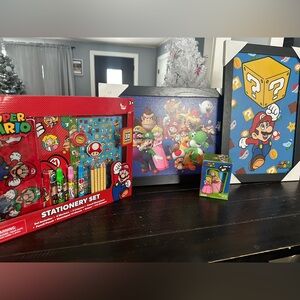 Super Mario Stationery Set and Art Bundle